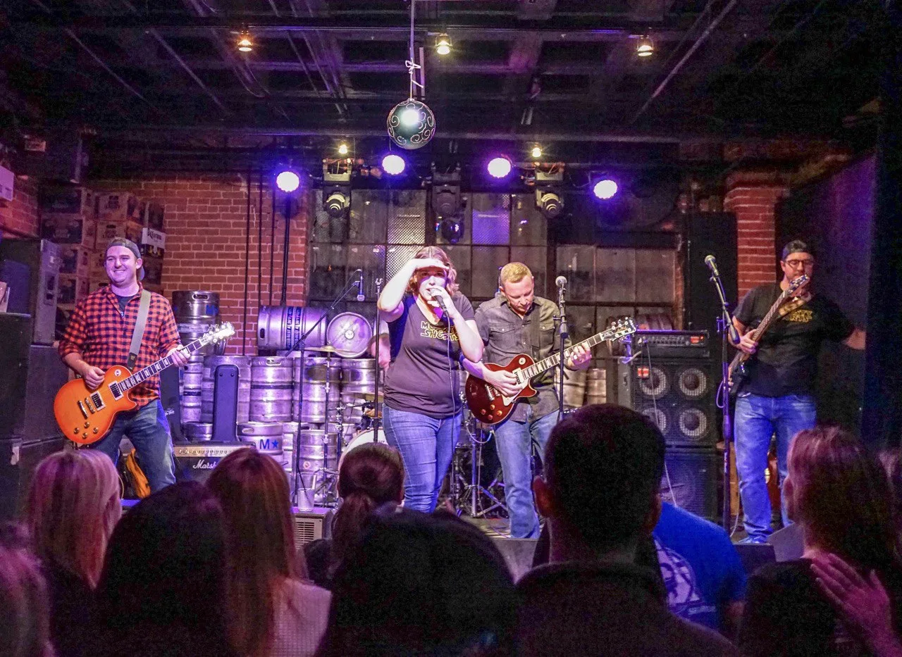 Modesty Shorts live performance at a Boston venue